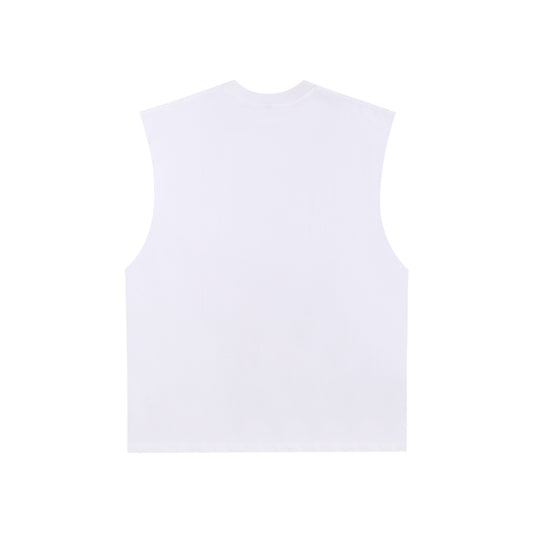 Hermes Raw Edge Cotton Tank Top