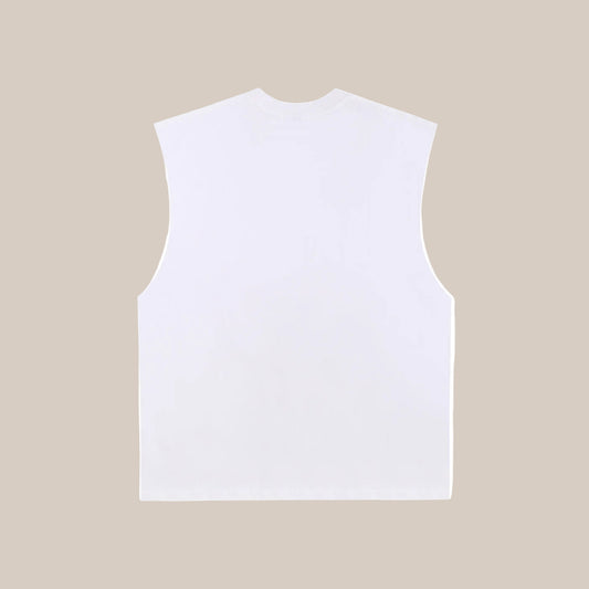 Hermes Raw Edge Cotton Tank Top