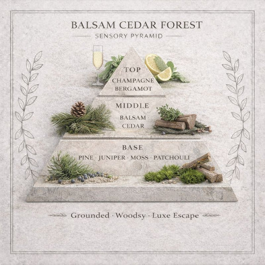 Balsam and Cedar Forest Sensory Pyramid Card