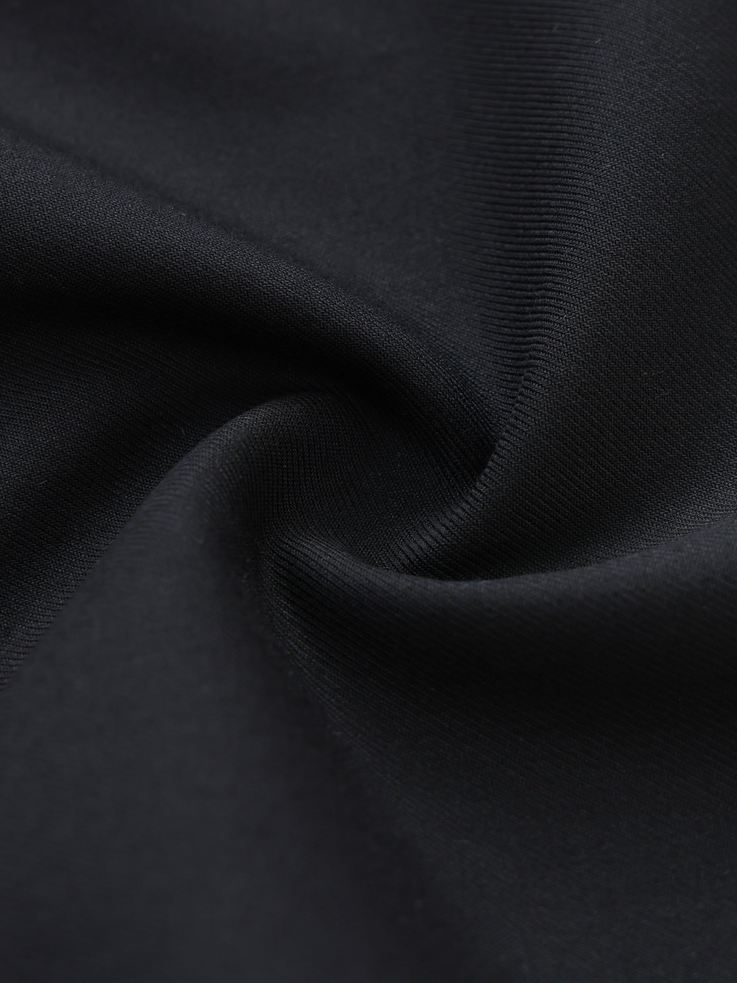 Fabric swatch in black of the barrel pant - Future-Homme