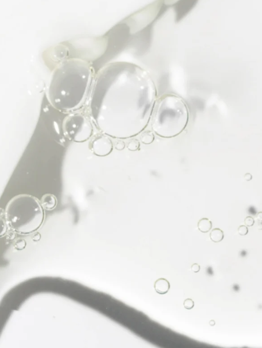 Clear liquid texture close up.