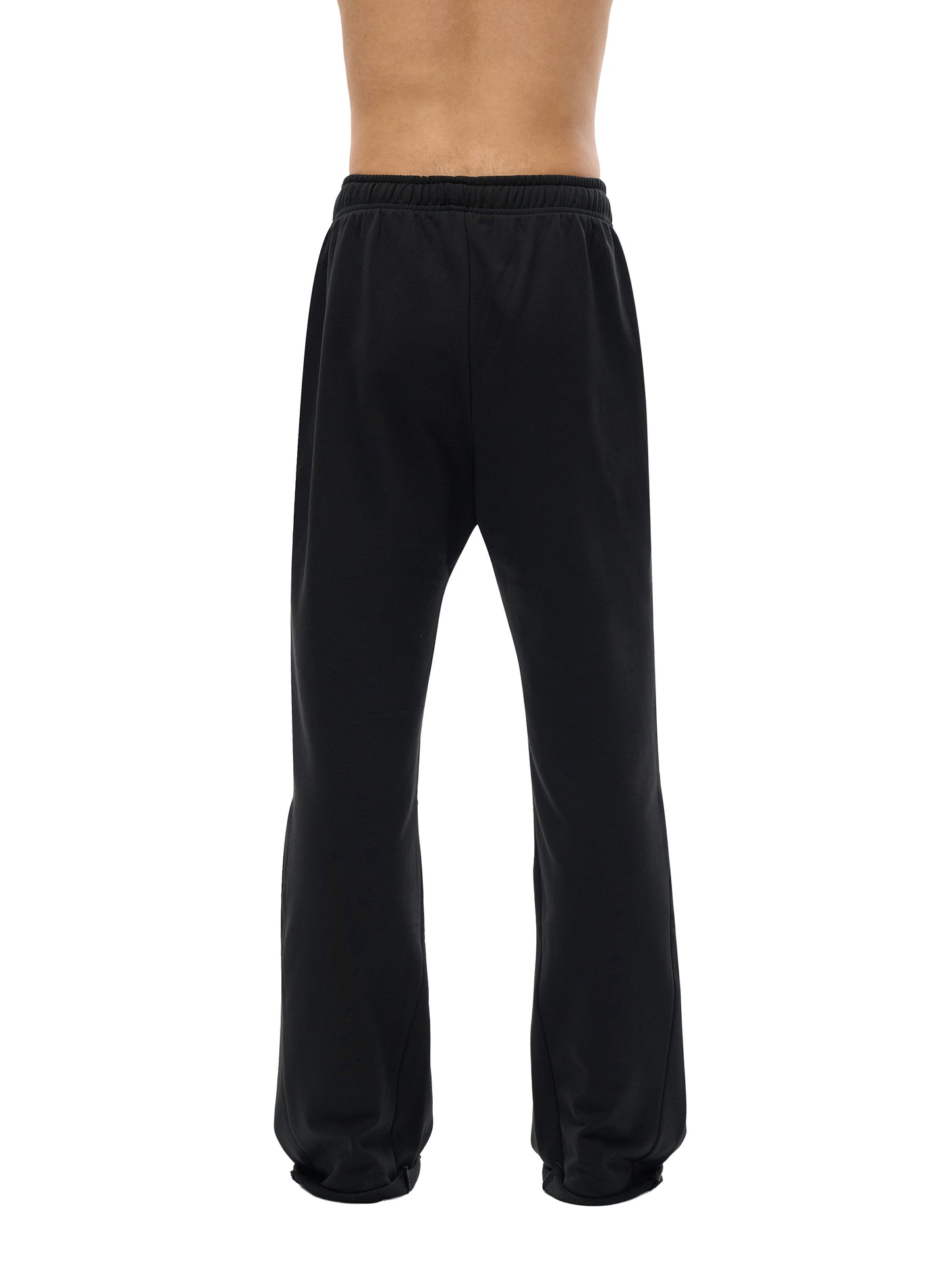 Mid-rise Flared Cotton Sweatpants