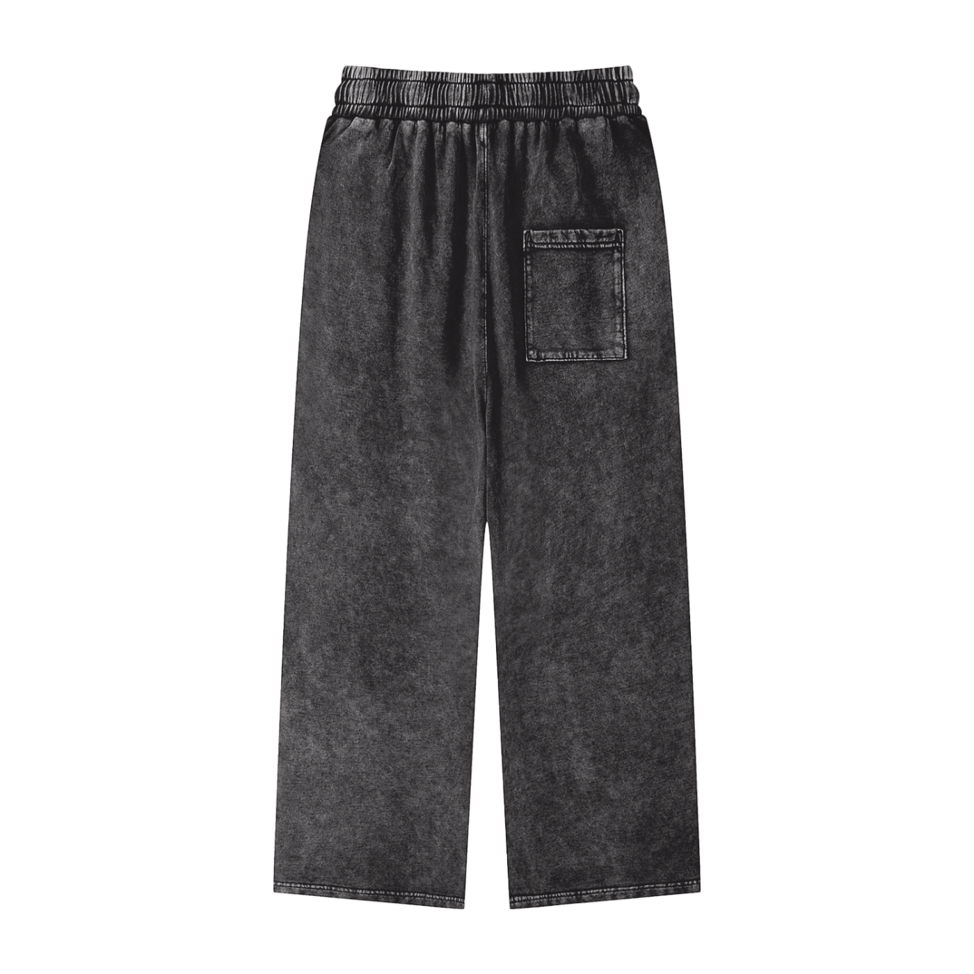 Acid Washed Straight Leg Pants