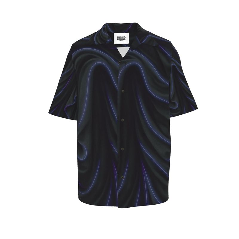 Neon Drape Tencel Twill Revere Shirt