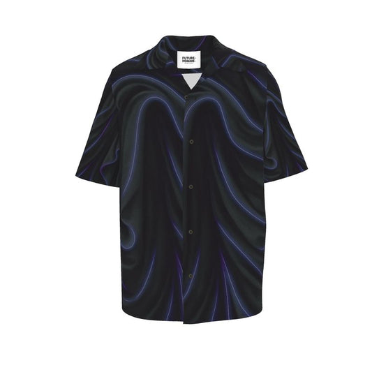 Neon Drape Tencel Twill Revere Shirt