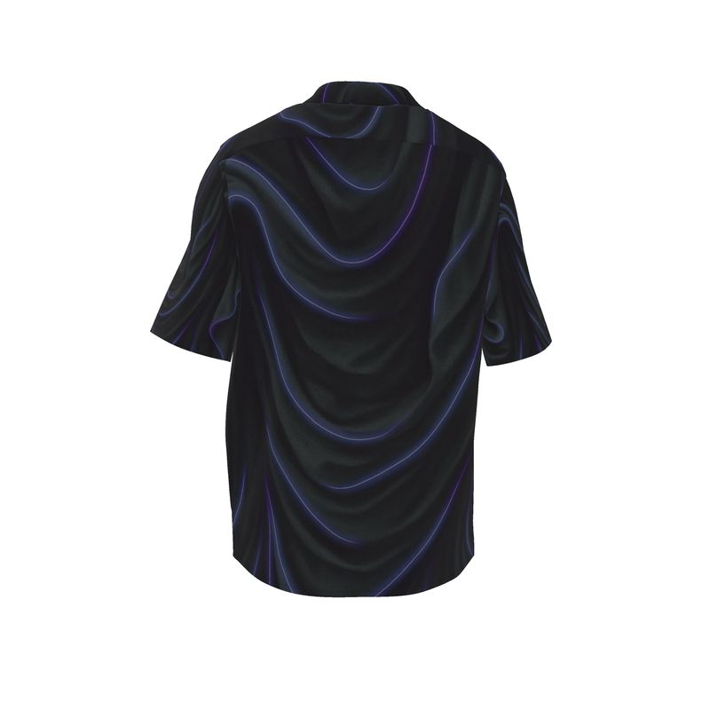 Neon Drape Tencel Twill Revere Shirt