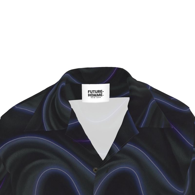 Neon Drape Tencel Twill Revere Shirt