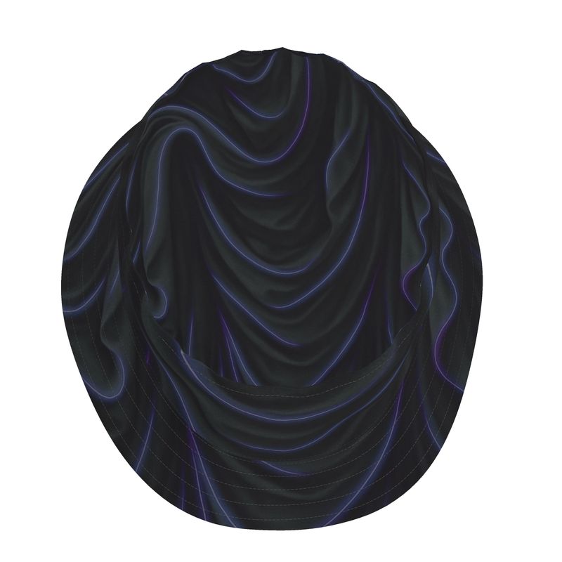 Neon Drape Cotton Denim Multicolor Bucket Hat