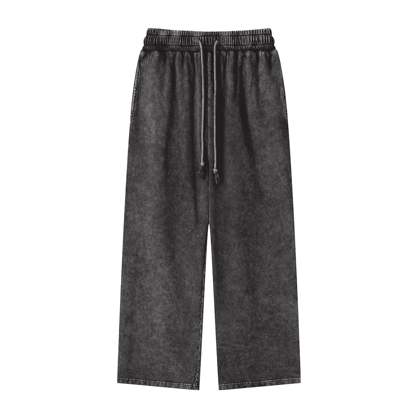 Acid Washed Straight Leg Pants