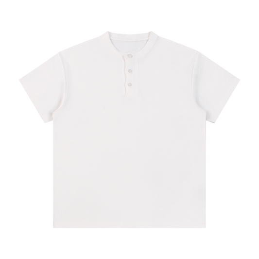 The Henley - Three Button Short Sleeve