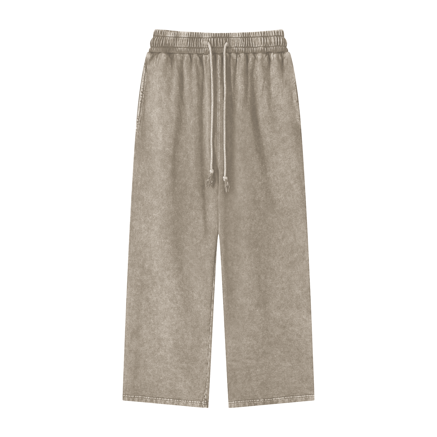 Acid Washed Straight Leg Pants