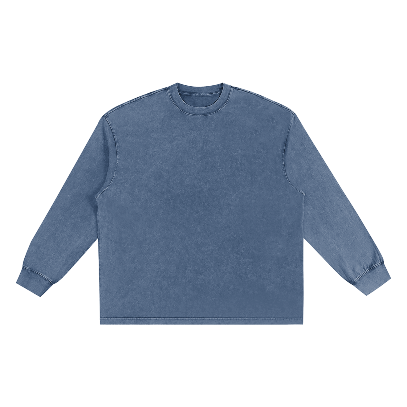 Snow Washed Oversized Long Sleeve T-shirt