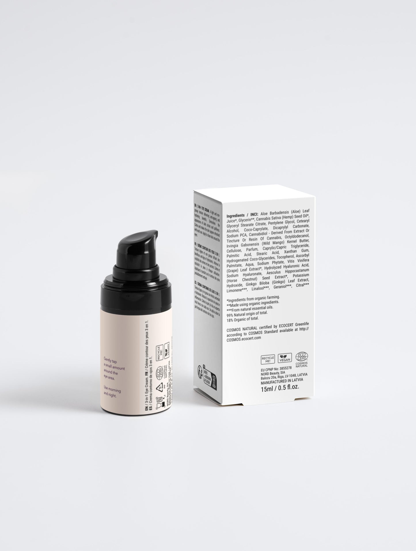 3-in-1 Eye Cream –  .51 fl oz (50 ml)