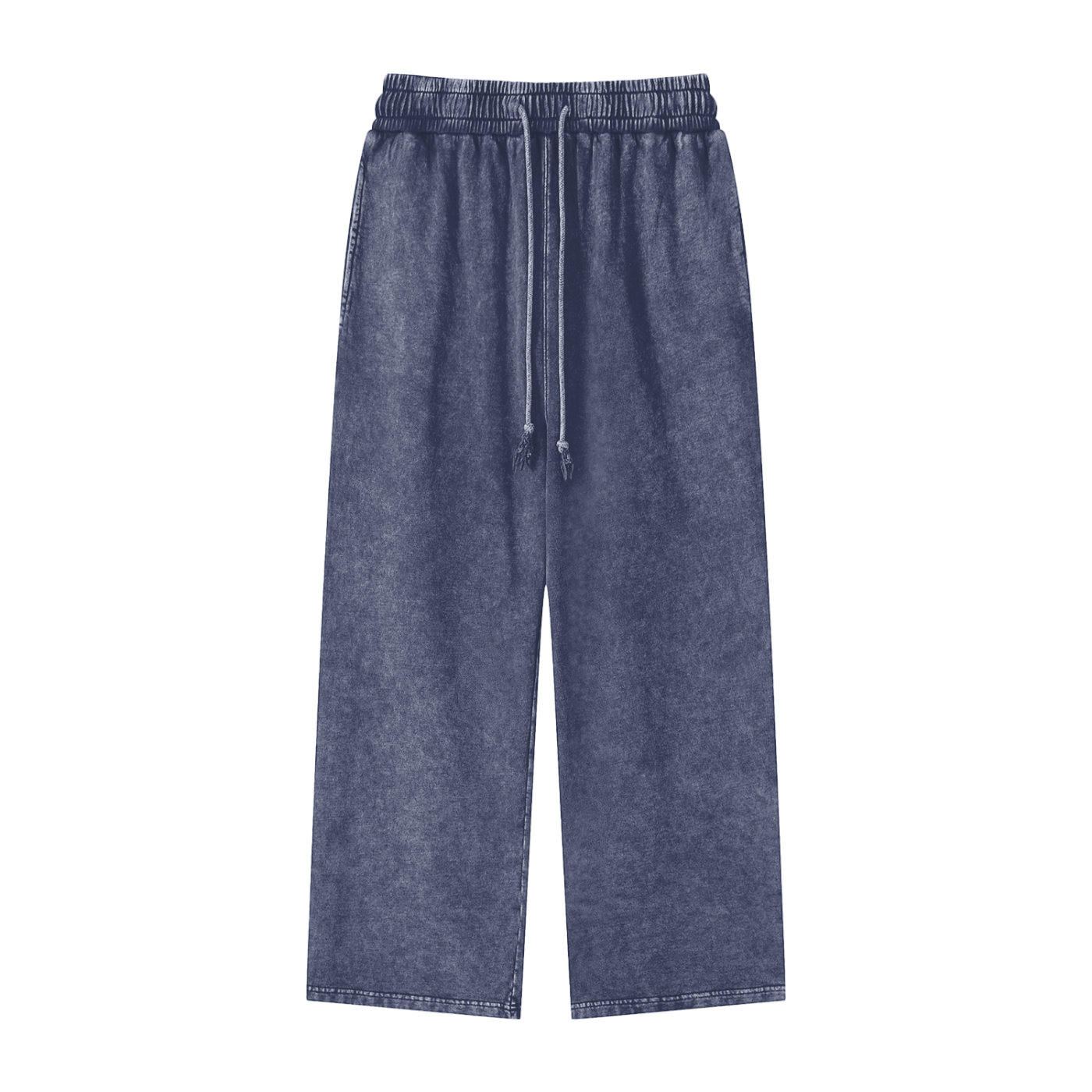 Acid Washed Straight Leg Pants