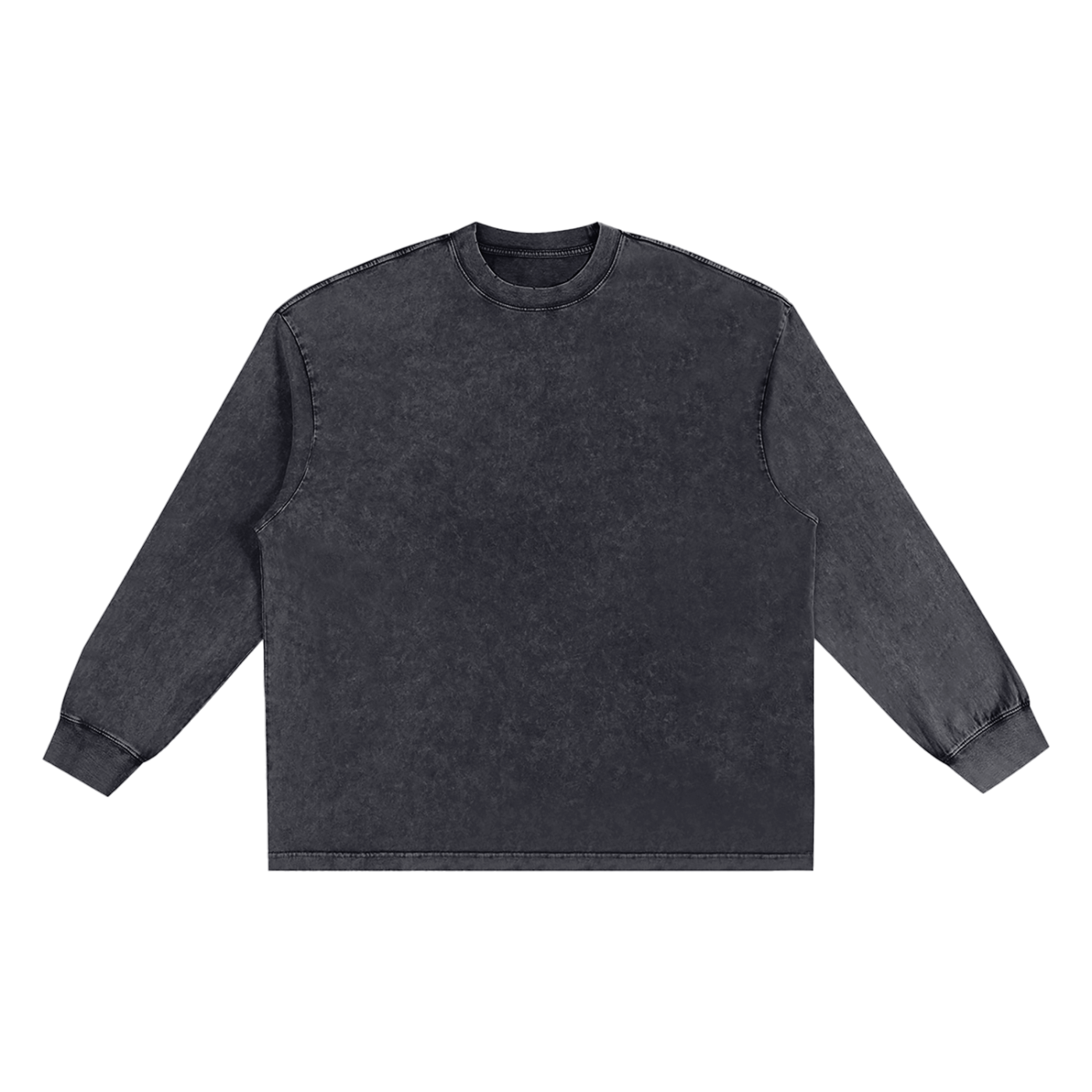 Snow Washed Oversized Long Sleeve T-shirt