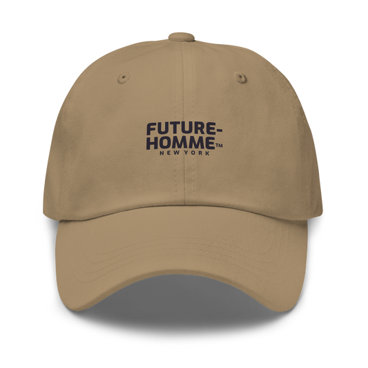 Future-Homme Lounge Cap — Low Profile, 6-Panel, Curved Visor - Khaki