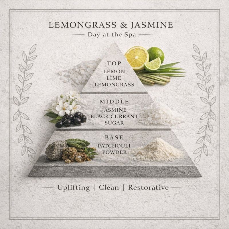 fragrance notes pyramid card