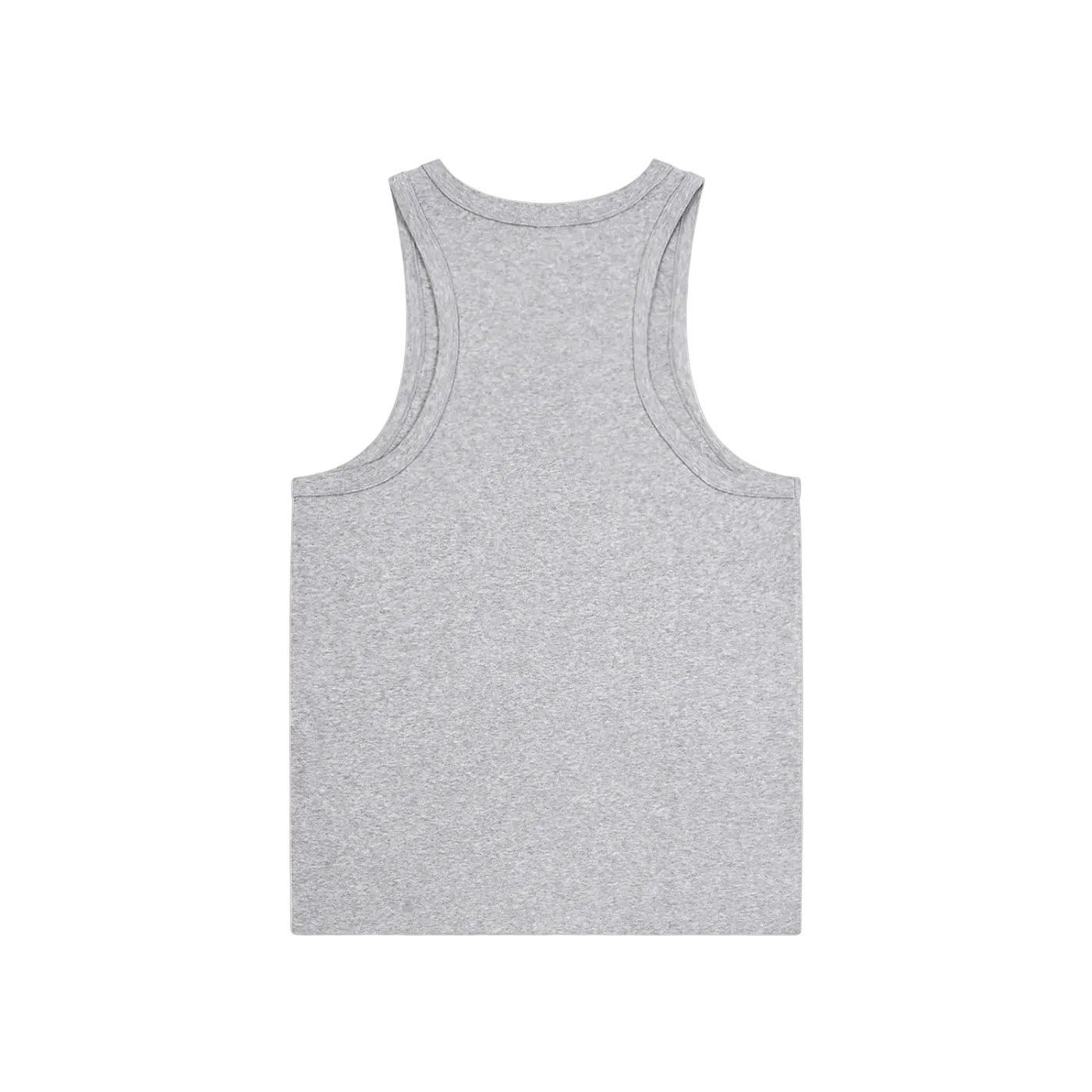 Gray tank top on a white background