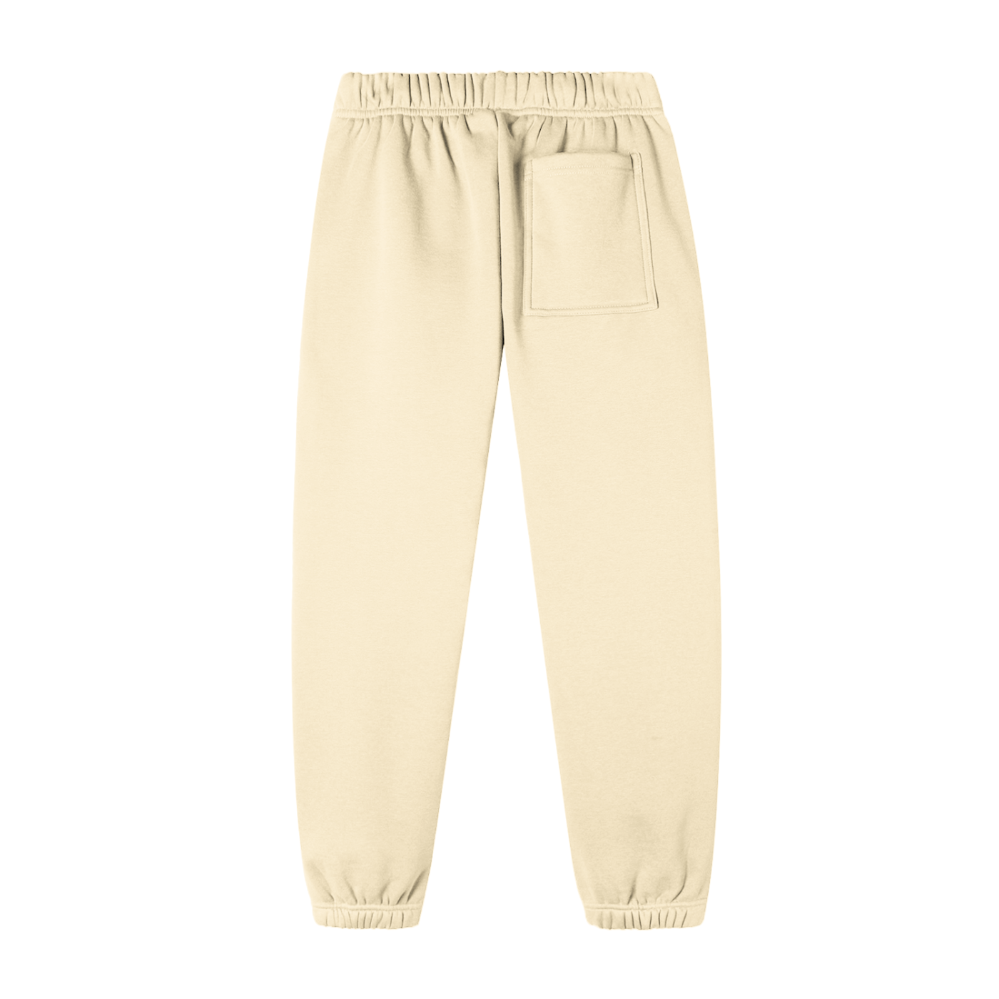 Future-Homme Fleece Please Sweatpants Apricot/back on a white background. 