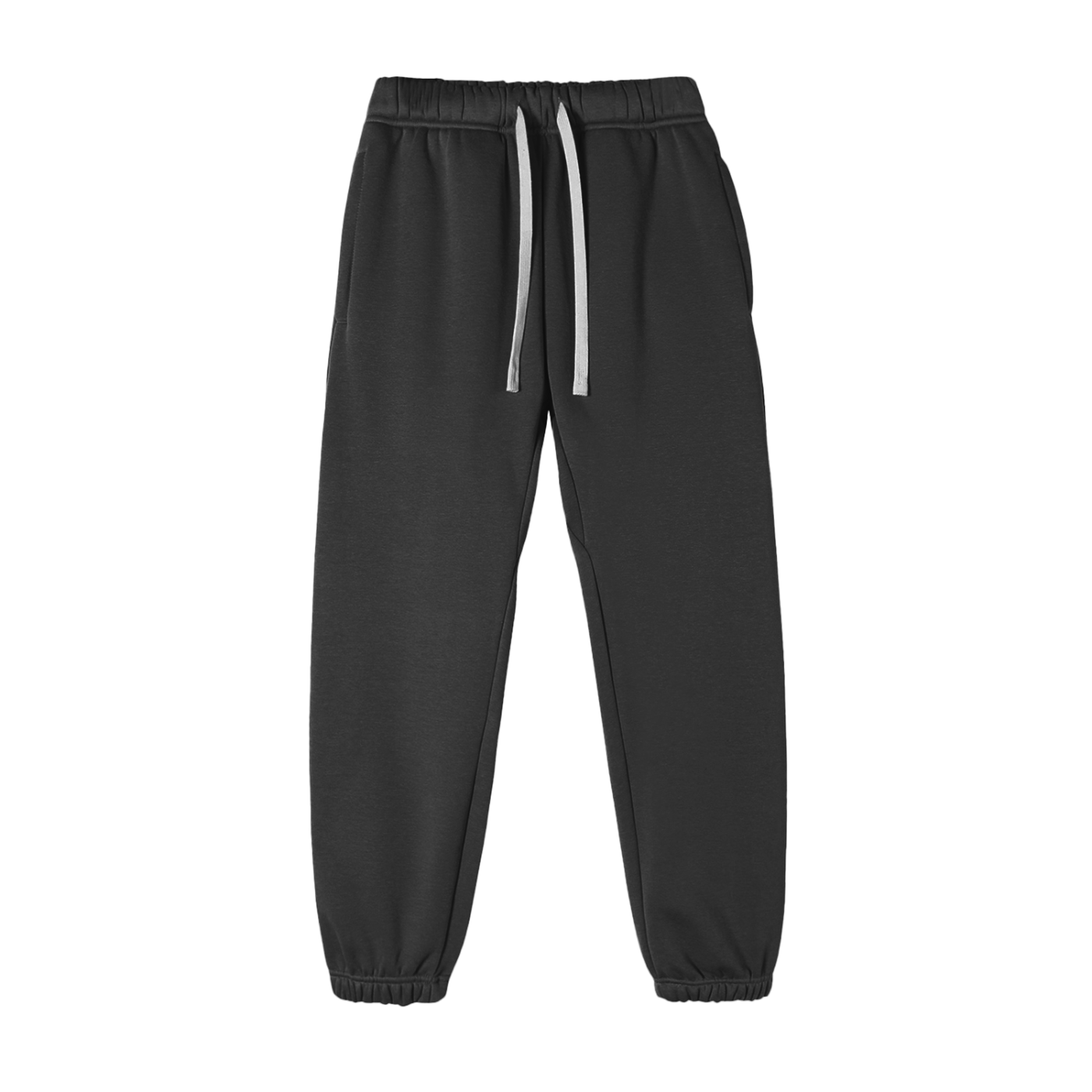 Future-Homme Fleece Please Sweatpants black/front on a white background. 