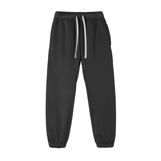 Future-Homme Fleece Please Sweatpants black/front on a white background. 