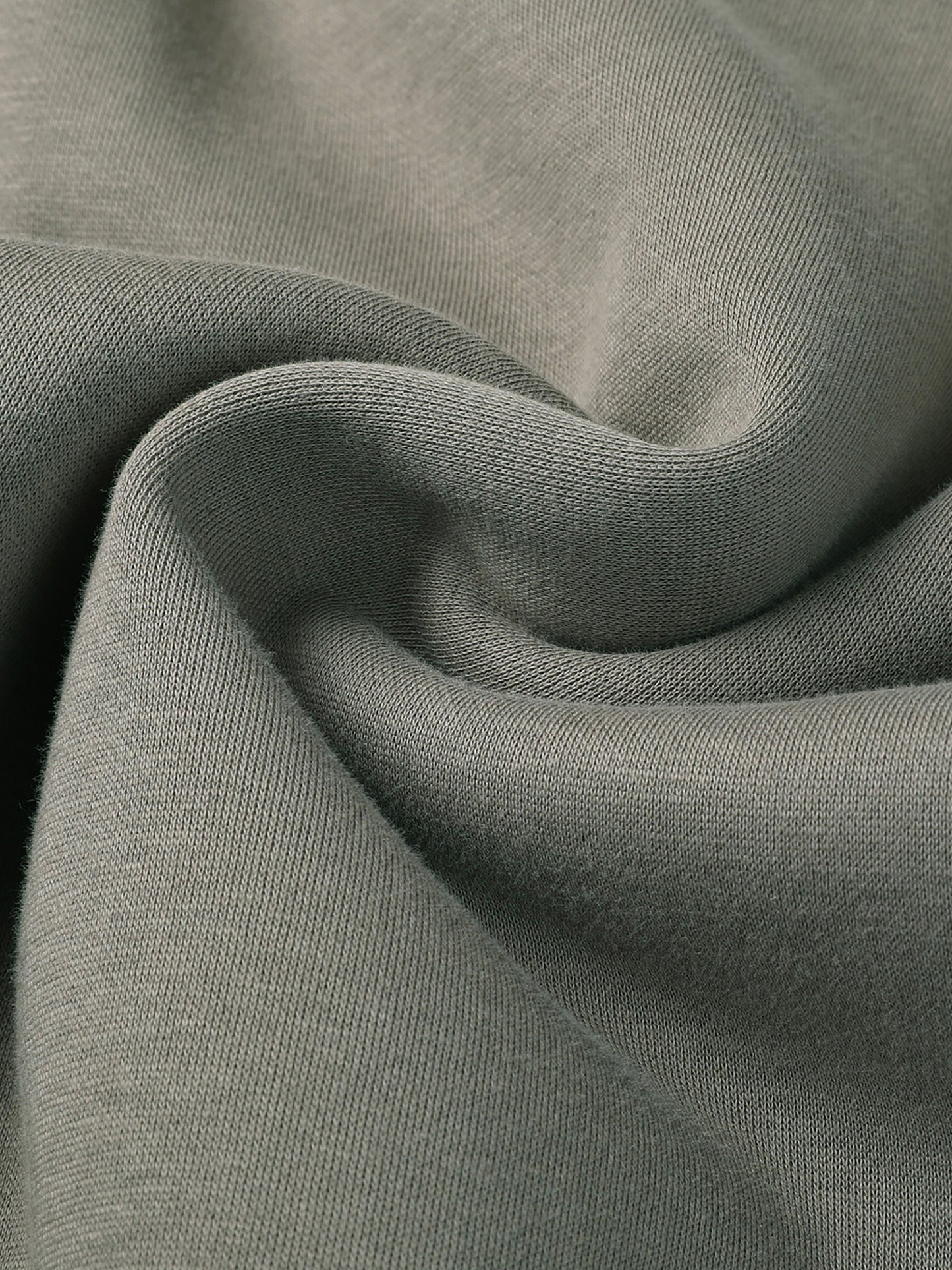 Close-up of gray fabric with folds