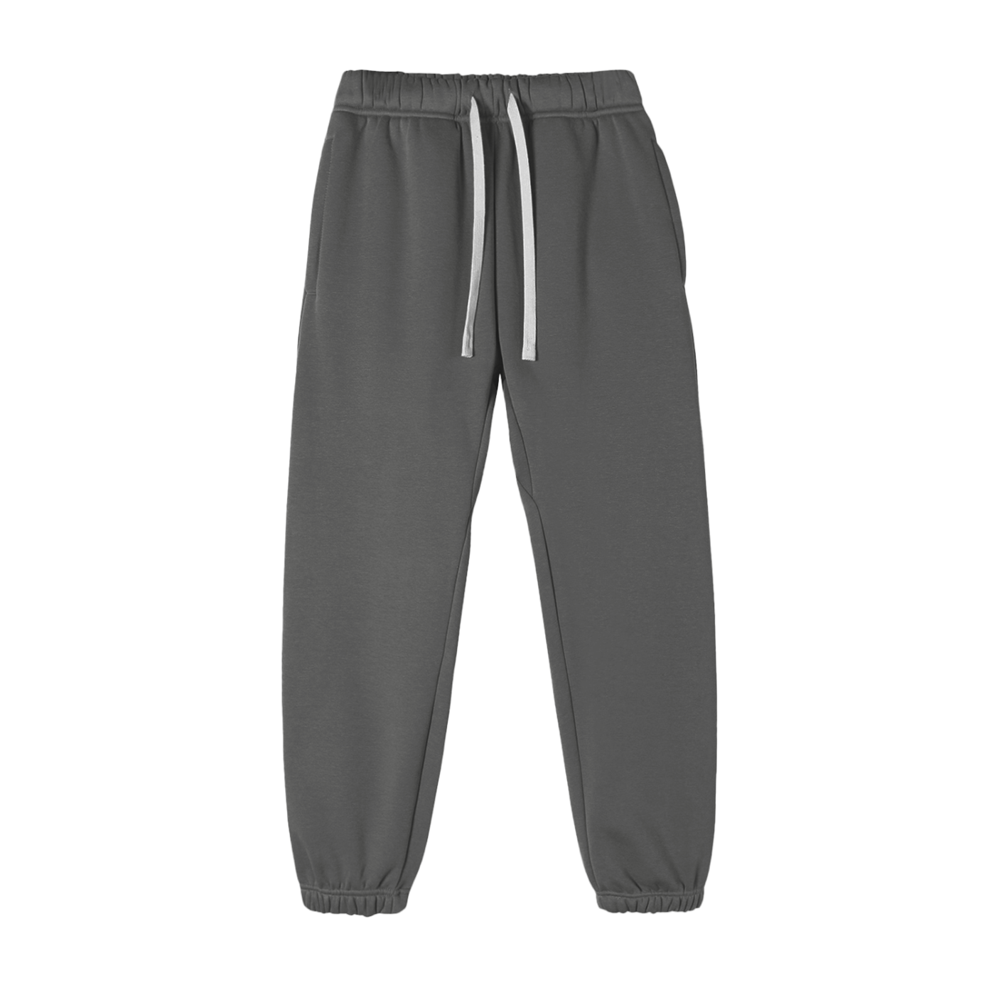 Future-Homme Fleece Please Sweatpants Cement Gray/front on a white background. 