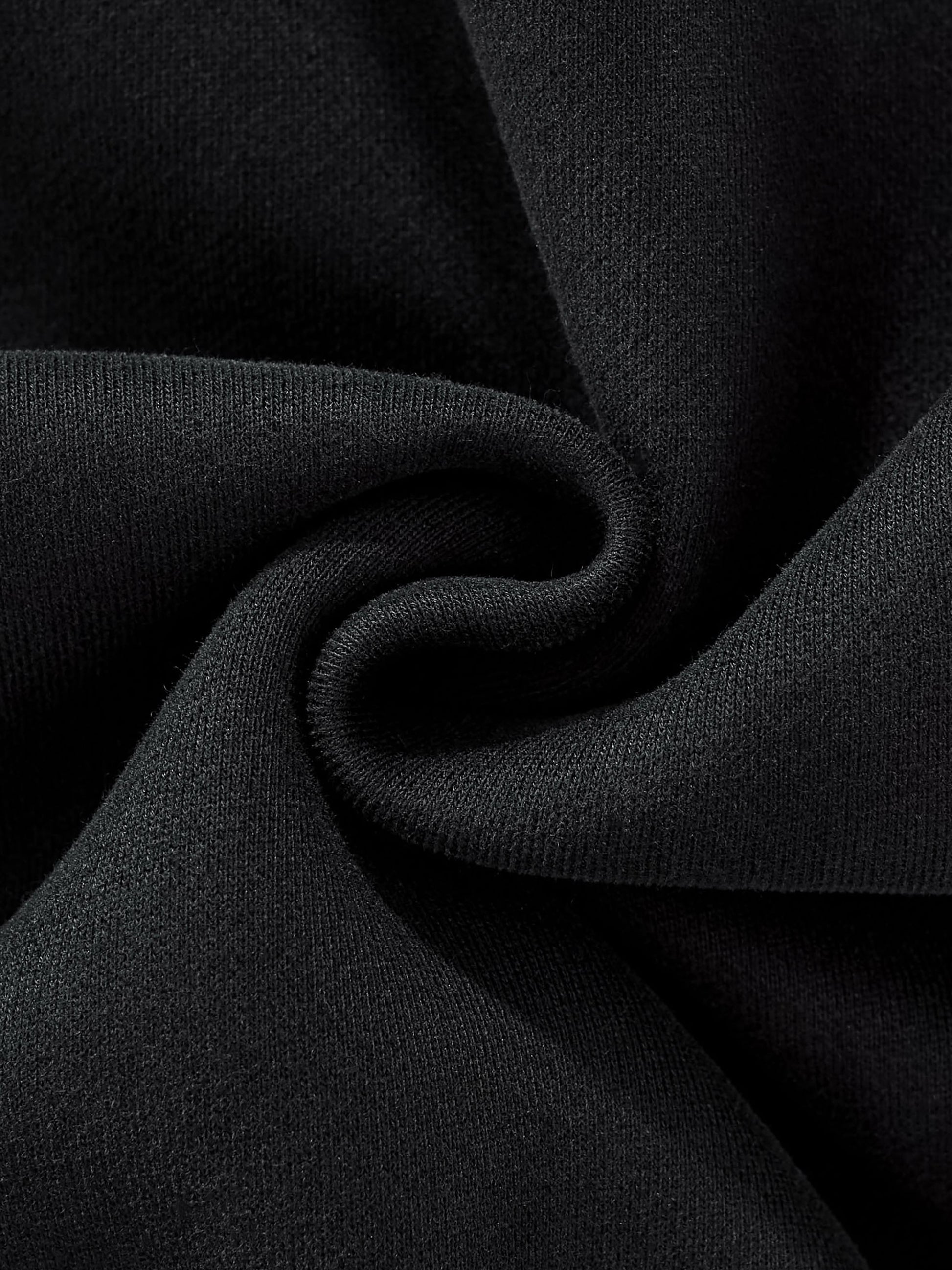 Future-Homme Close-up of black fabric with folds