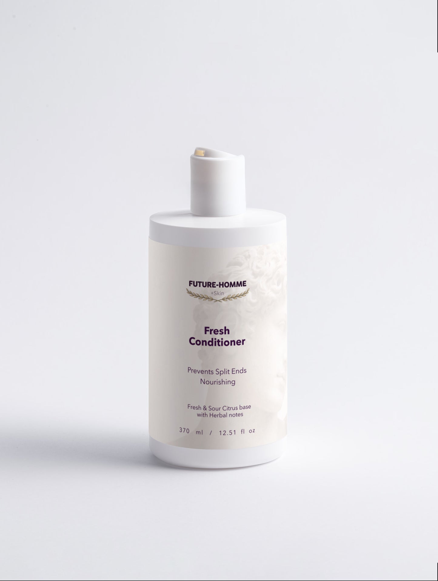 Bottle of Future-Homme Fresh Conditioner on a white background