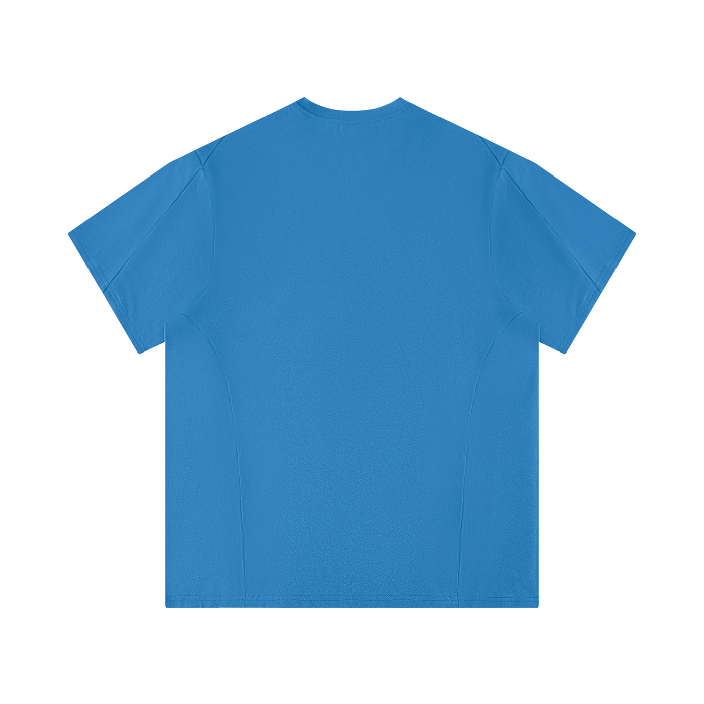 Blue t-shirt on a white background