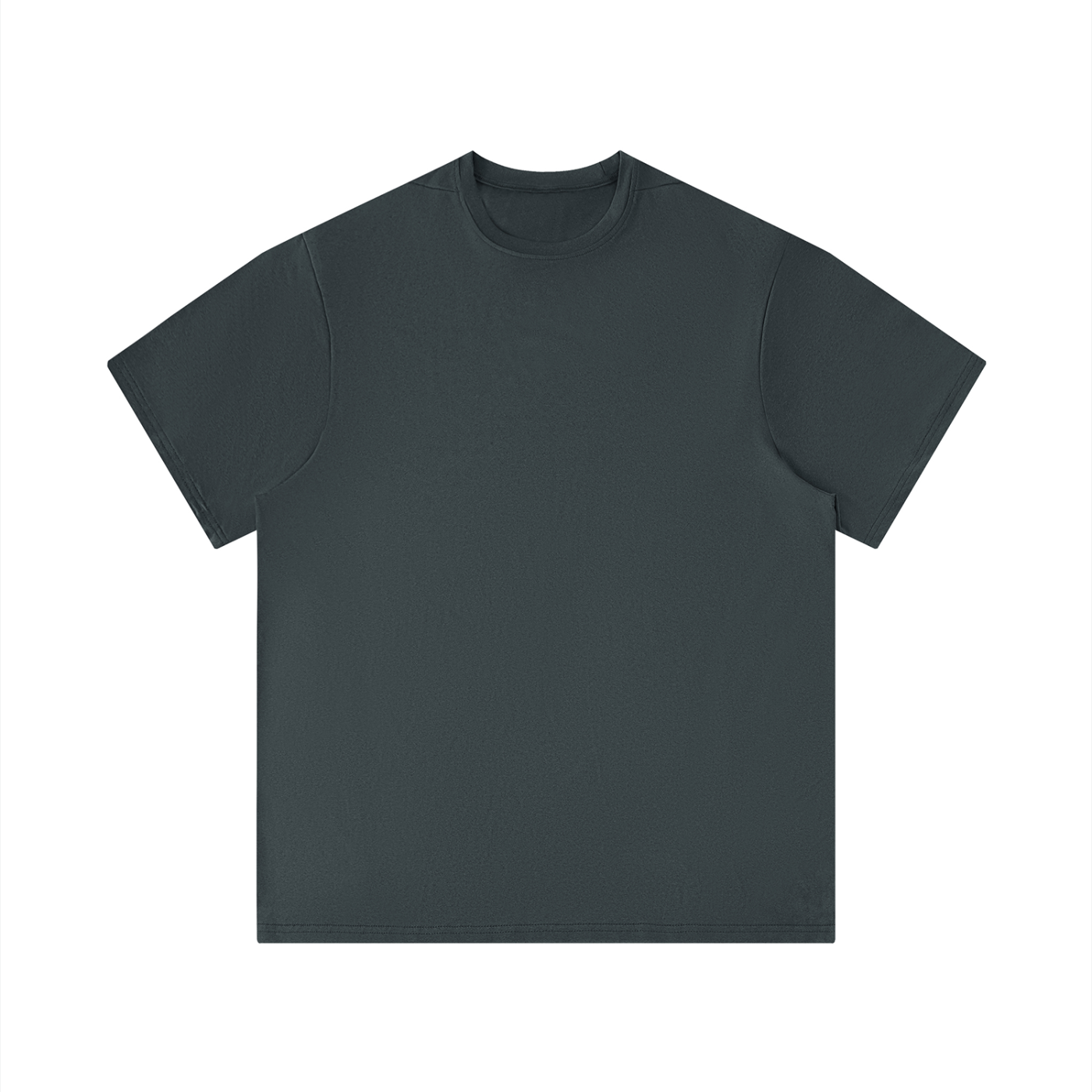 Dark Gray t-shirt against a white background