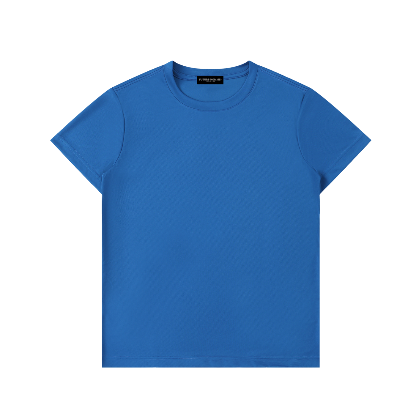 Blue t-shirt on a white background