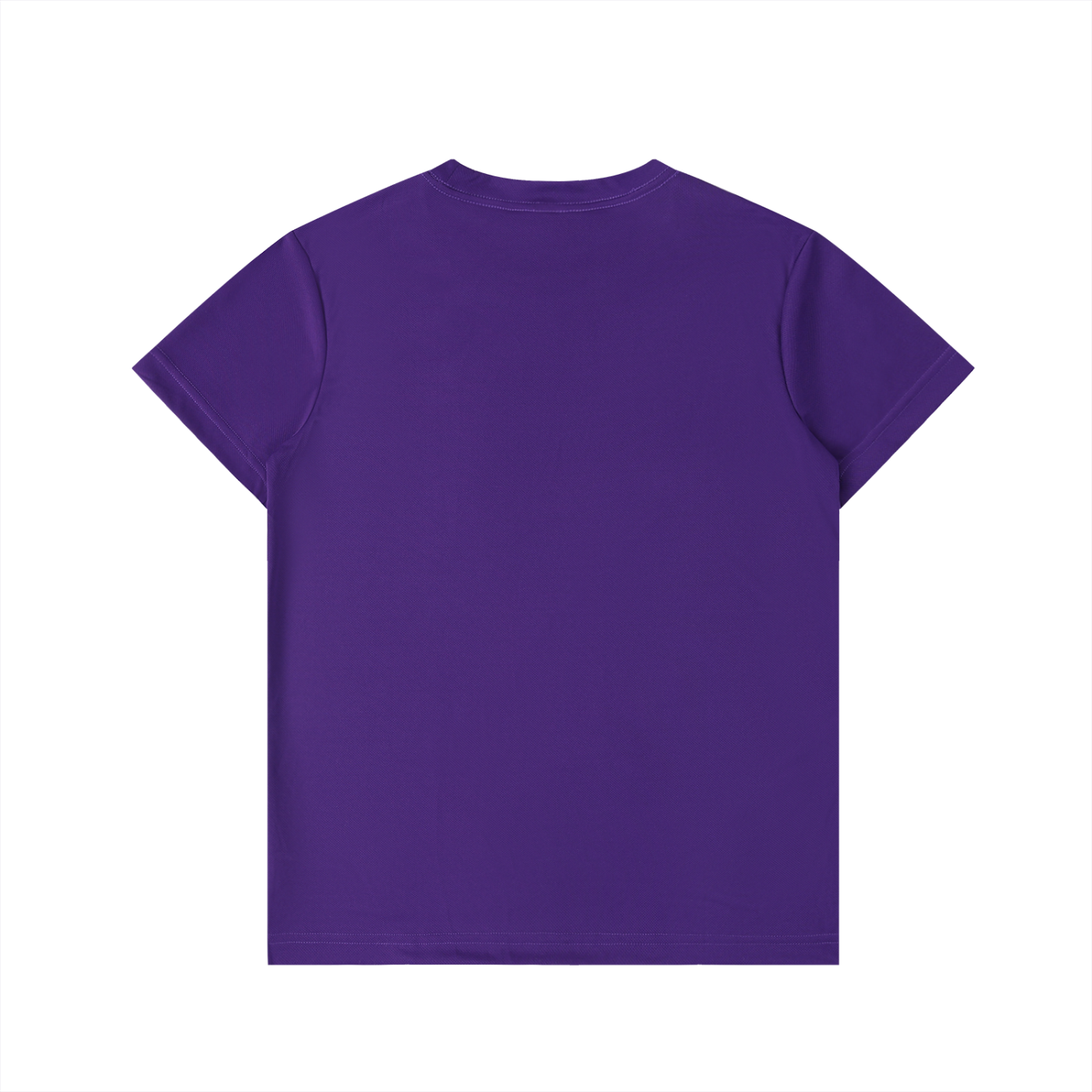 Purple t-shirt on a white background