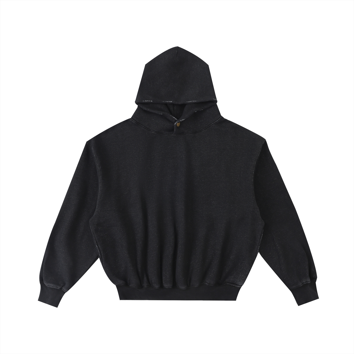 Black hoodie on a white background