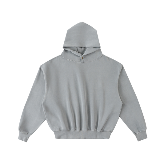 Gray hoodie on a white background