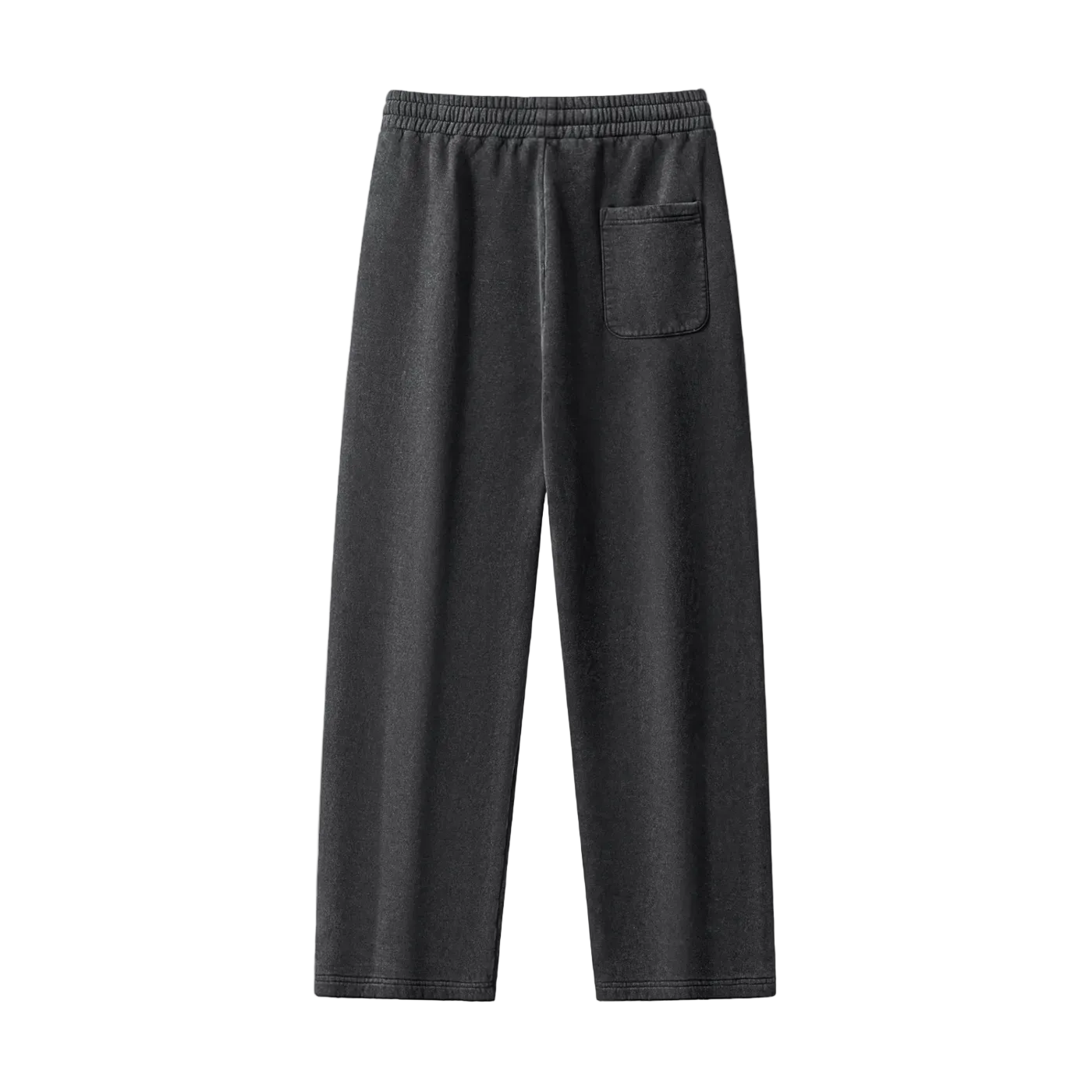 Dark gray sweatpants on a white background