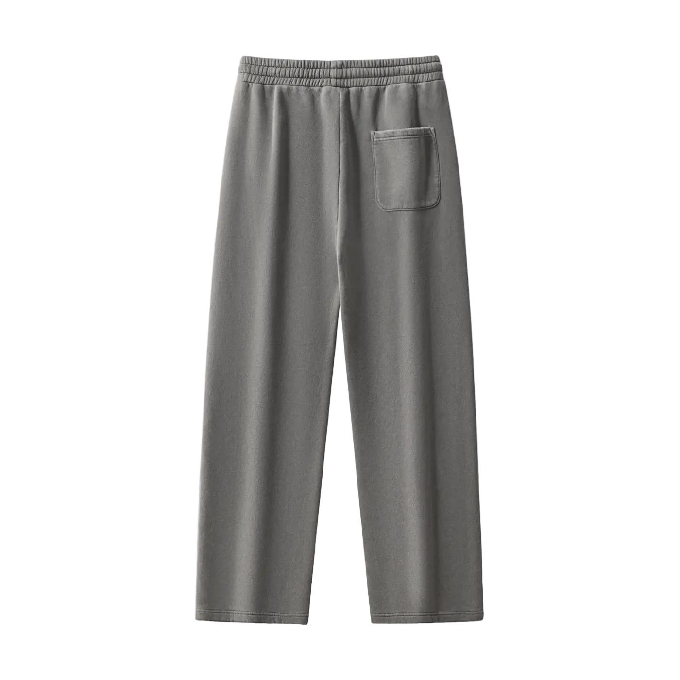Gray sweatpants on a white background