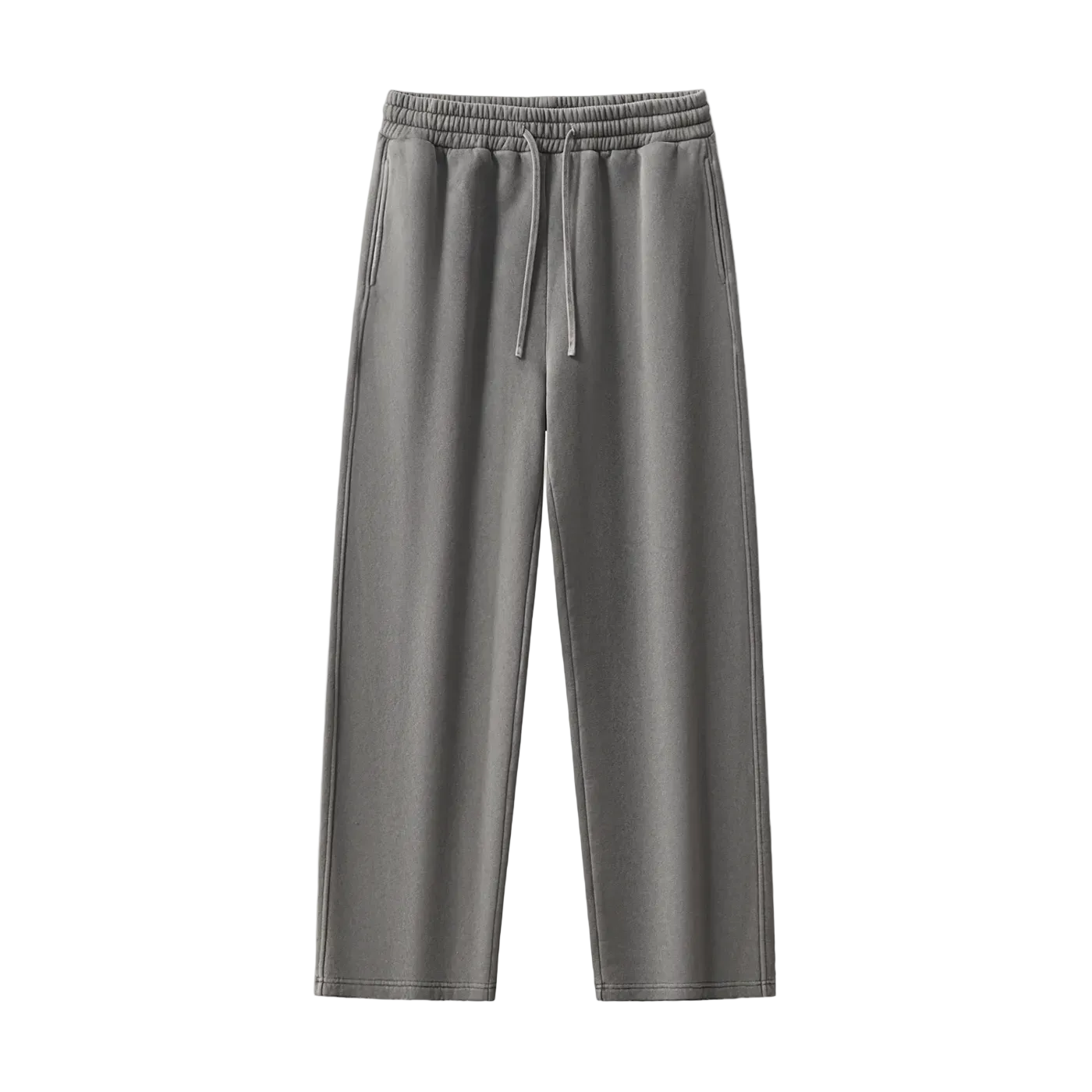 Gray pants on a white background