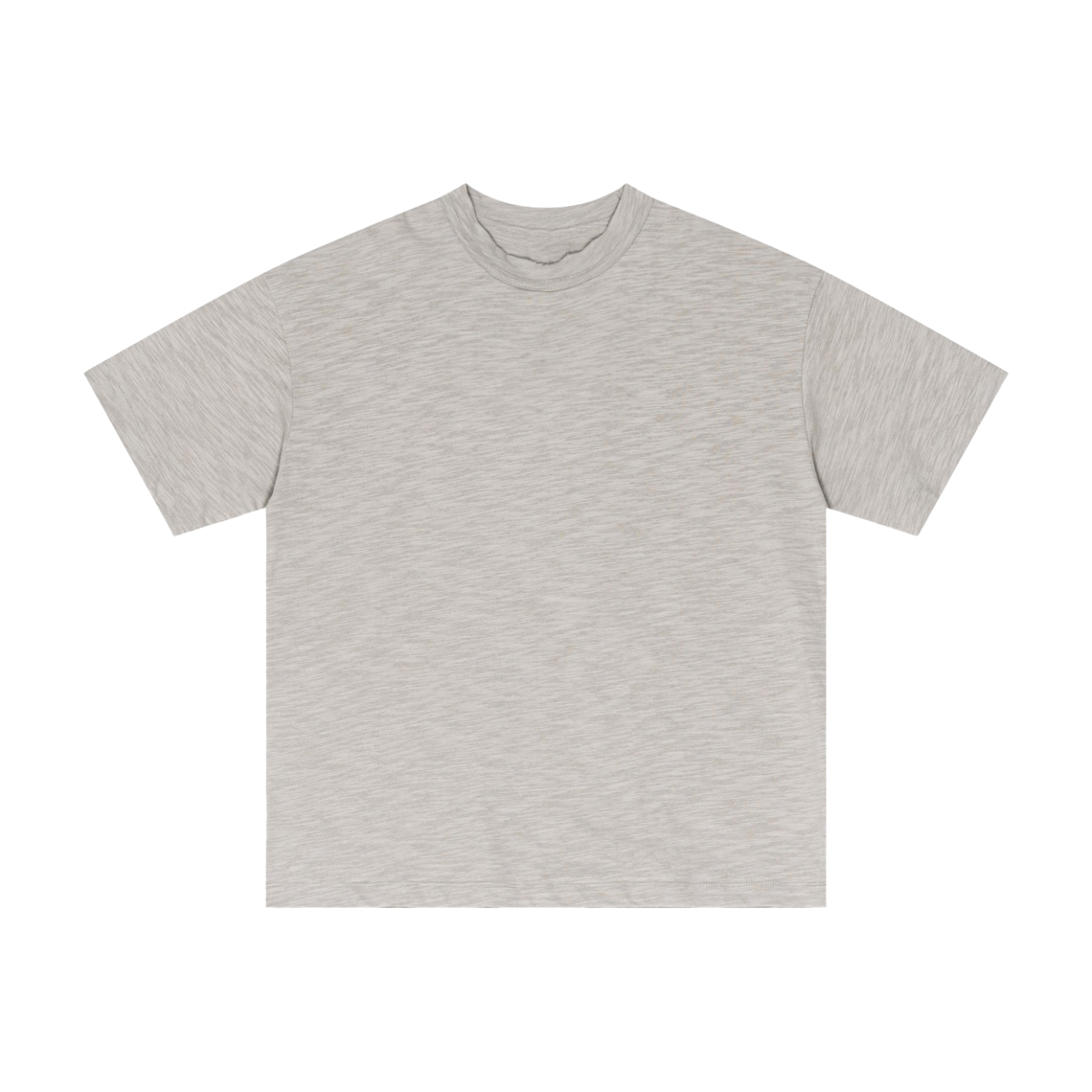 Plain gray t-shirt on a white background