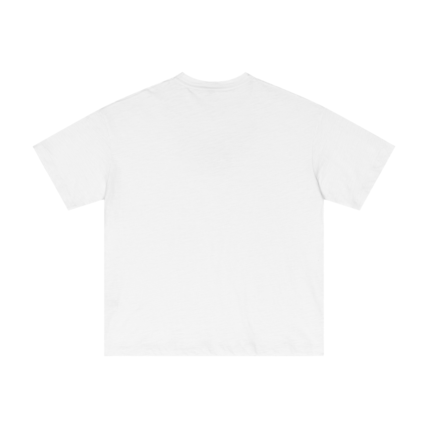 Plain white t-shirt on a white background