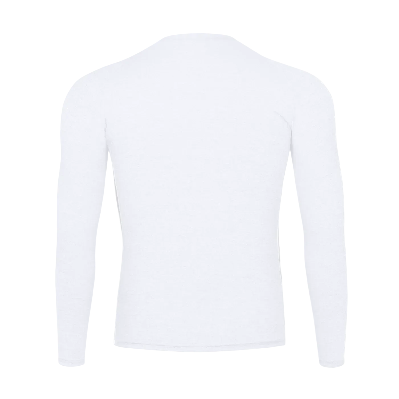 White long-sleeve shirt on a white background