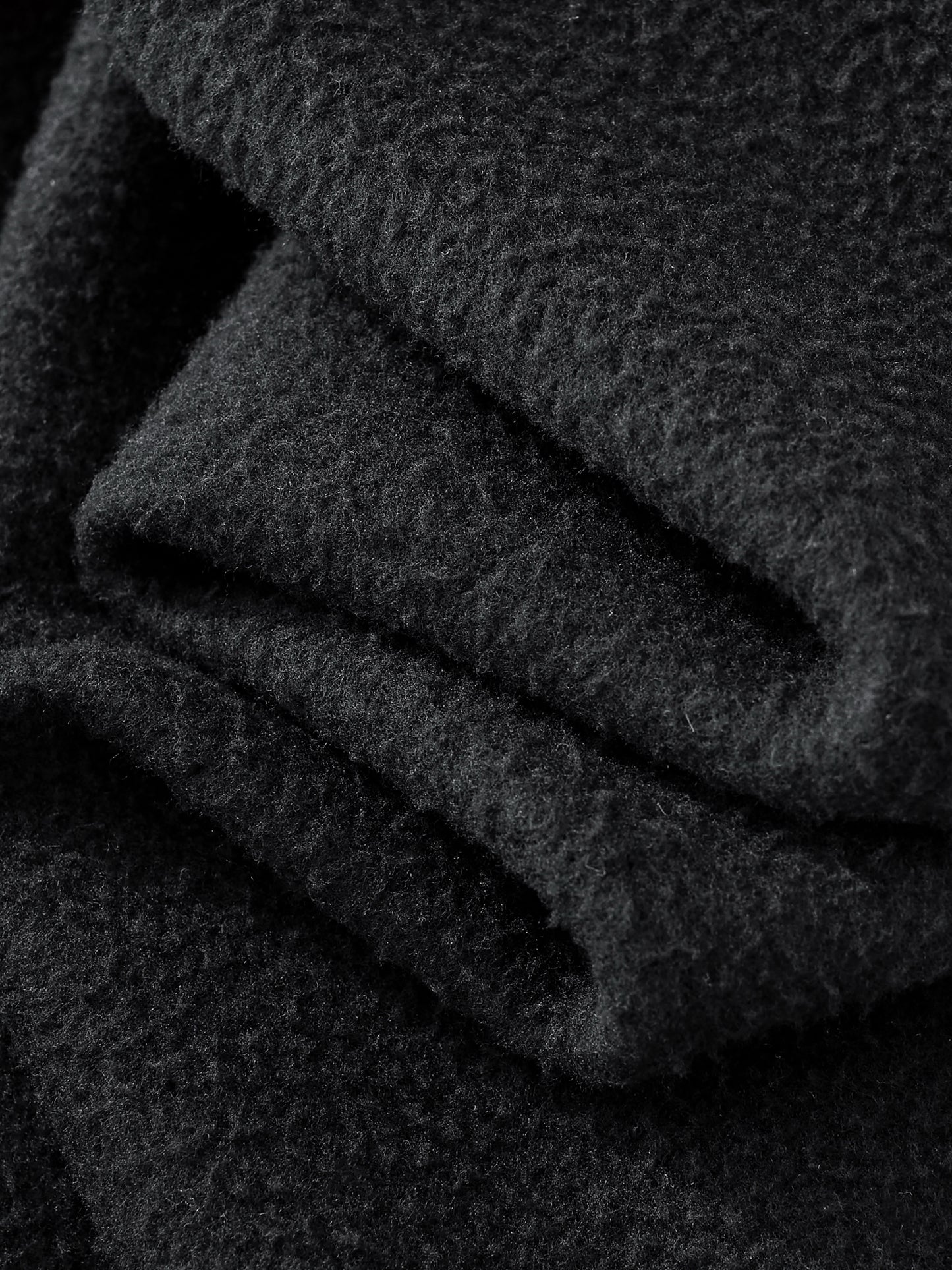 Fabric swatch of the Future-Homme Ombre Effect Fleece Sweatpants in black 