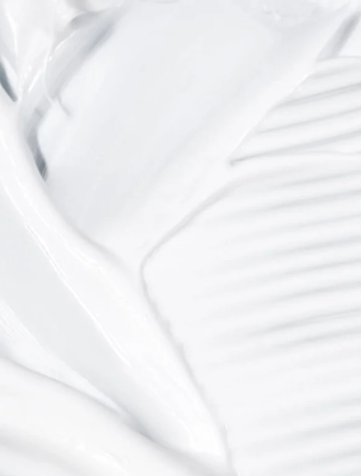 Close-up of white product texture. 