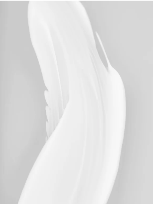 A feather mimicking as texture on a white background. 