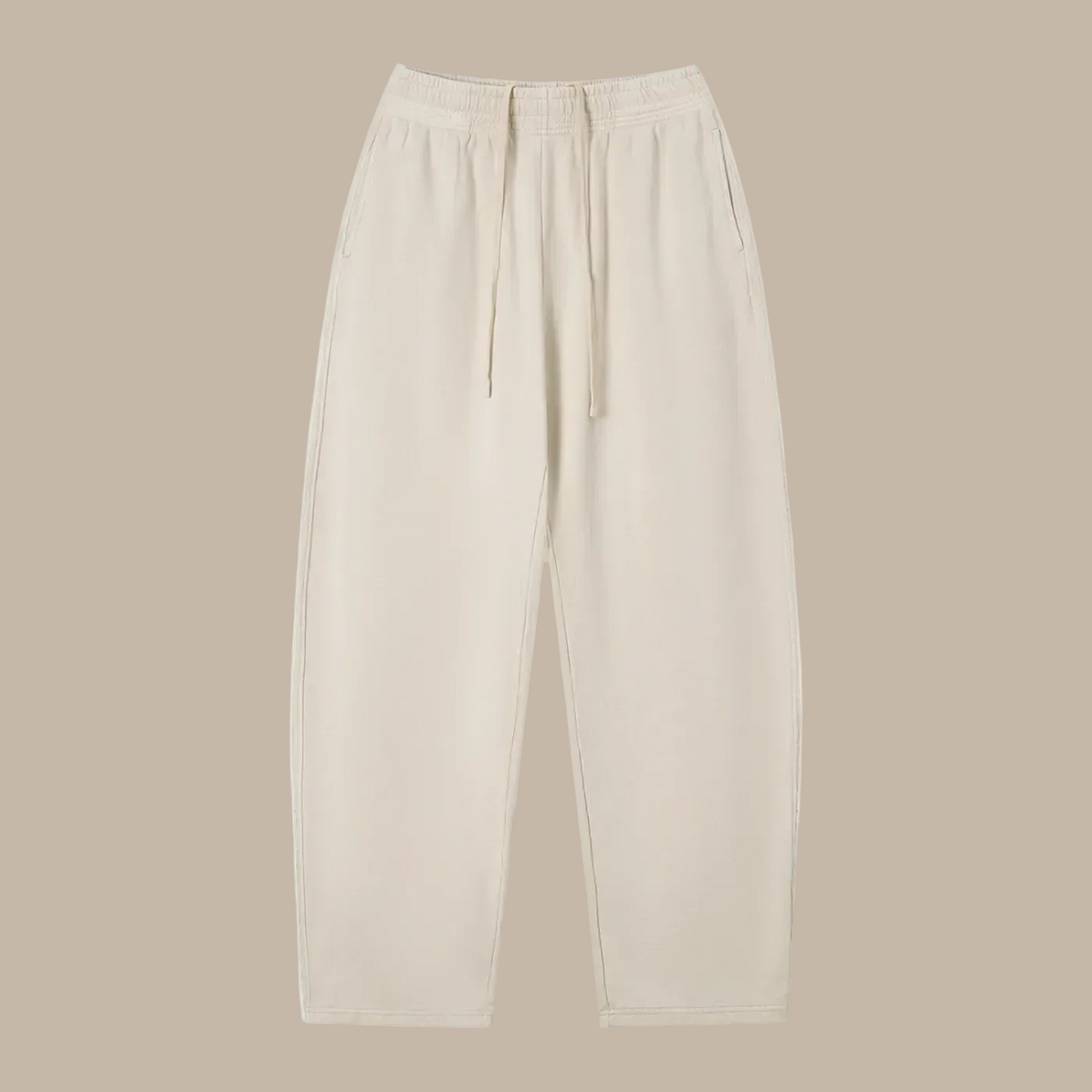 Beige pants on a beige background