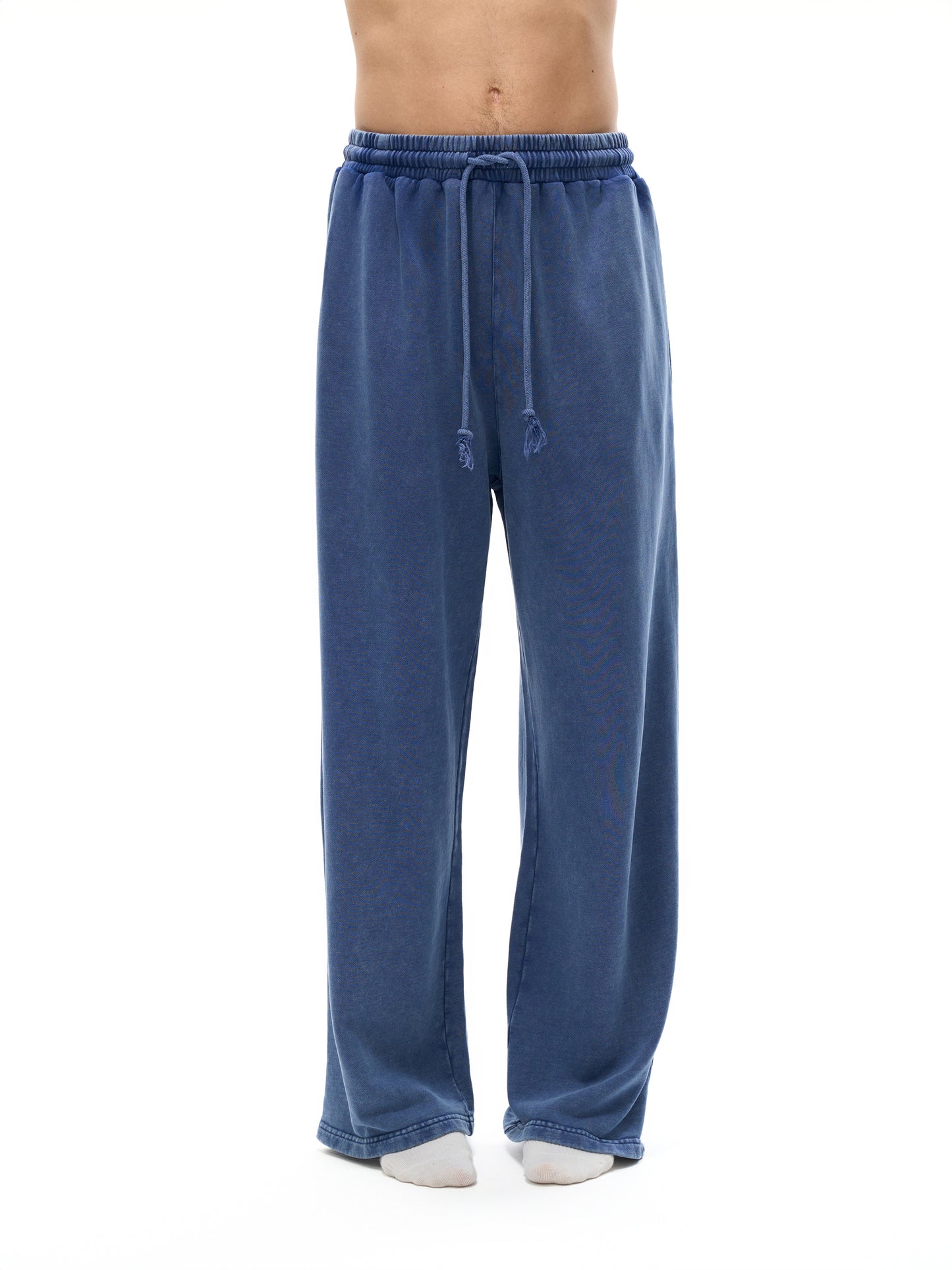 Acid Washed Straight Leg Pants