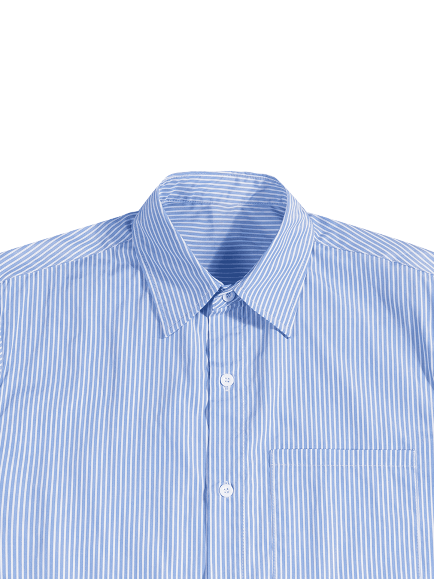 Oversized Vertical Stripe Boxy Shirt