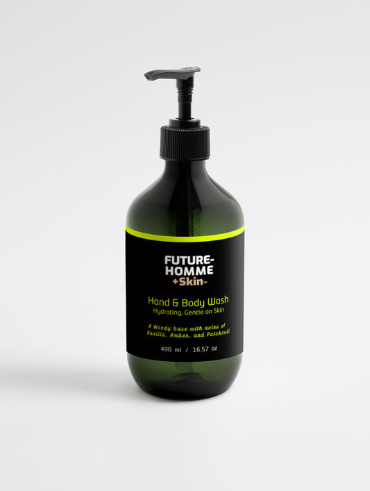 Hand & Body Wash, Patchouli & Amber Vanilla  16.57 fl oz (490 ml)